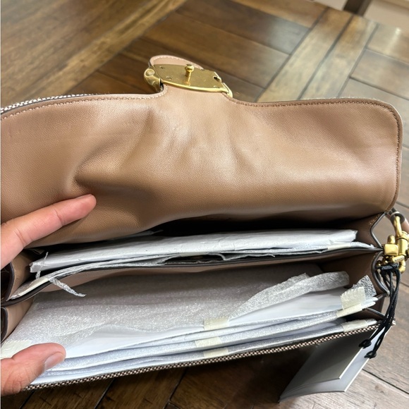 Coach Tabby 26 Medium Crystal Signature Jacquard Shoulder Bag - Picture 10 of 16